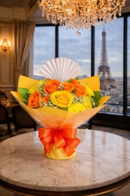 “Sunset Glow Bouquet”