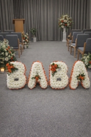 BABA Tribute Floral Letters
