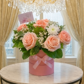 Blush Serenity Hat Box