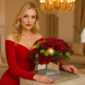 Christmas Mirror Cube