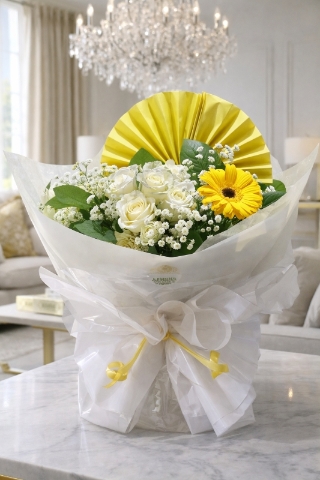 Golden Noor Eid Bouquet