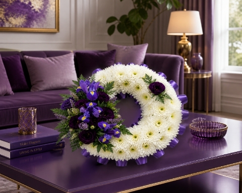 Wreath Based with Spray