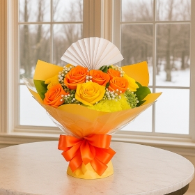 “Sunset Glow Bouquet”